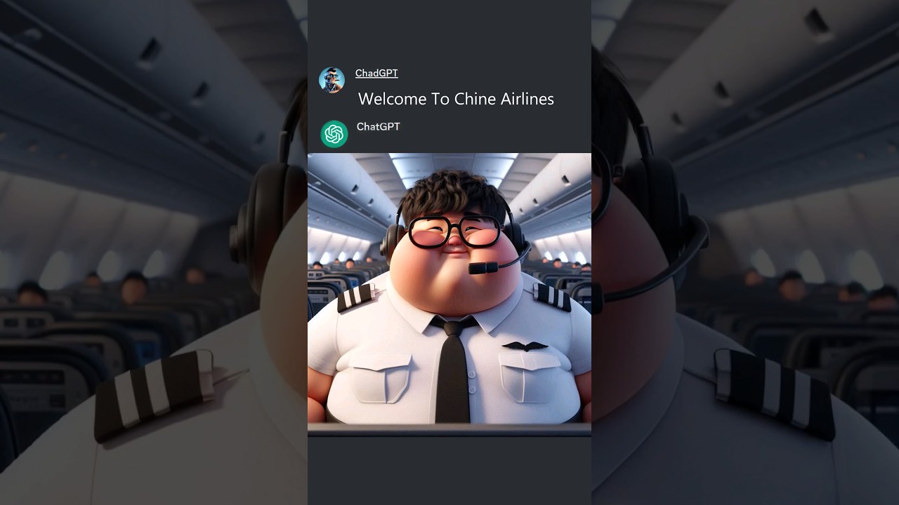 Добро пожаловать в China Airlines #ai #chatgpt #aiart
