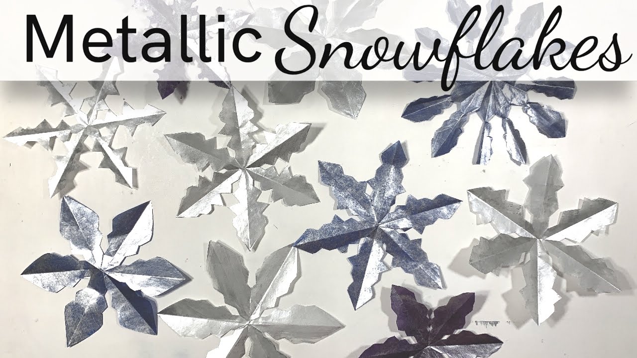 How To Make Metallic Snowflakes