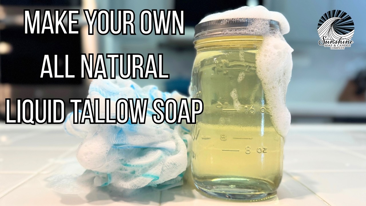 All Natural Liquid TALLOW Soap!