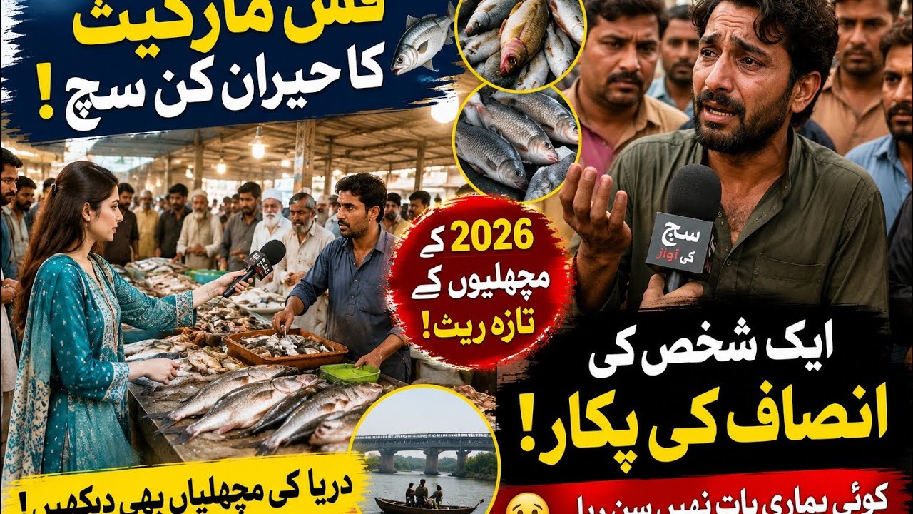 Aaj Hum fish Mandi Gaye vahan sunane ko Kuchh Aisa Mila K goverment ko chahie reaction le