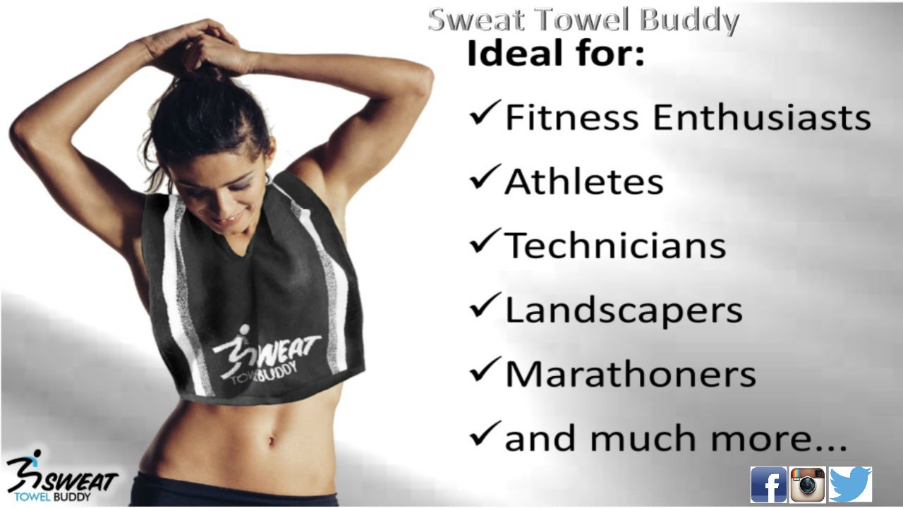 Sweat Towel Buddy - The best sports towel