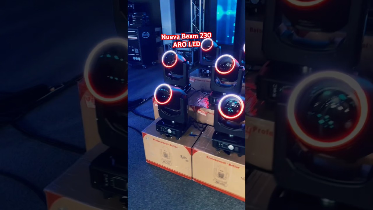 Nueva beam 230 con aro de led