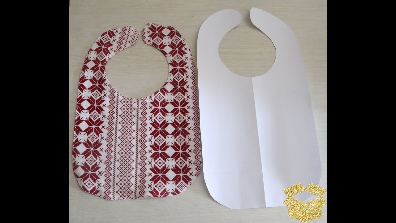 Beautiful and simple baby bib tutorial-free pattern