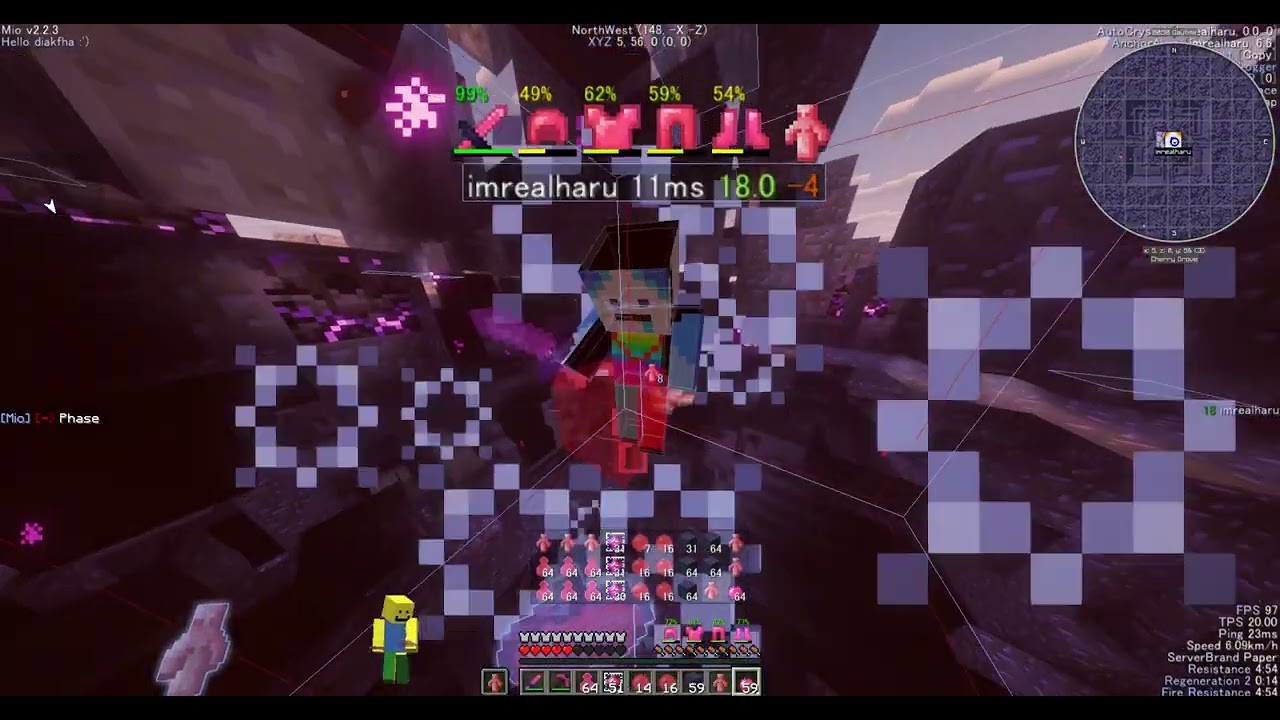 crack mio vs real mio by meteor / imrealharu vs diakfha