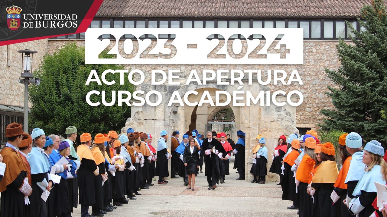 Acto de Apertura del Curso Académico 2023-2024 de la Universidad de Burgos
