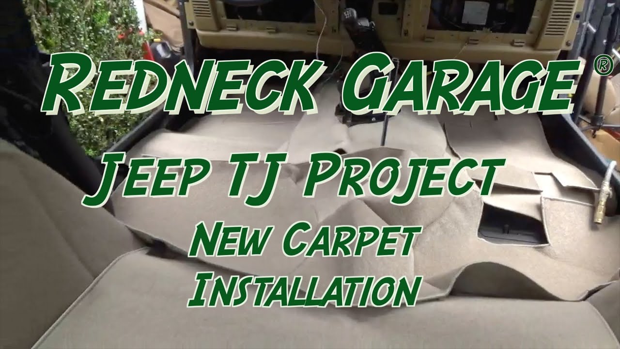 Jeep Wrangler-  Seatz Carpet Kit -  Installation of Carpeting