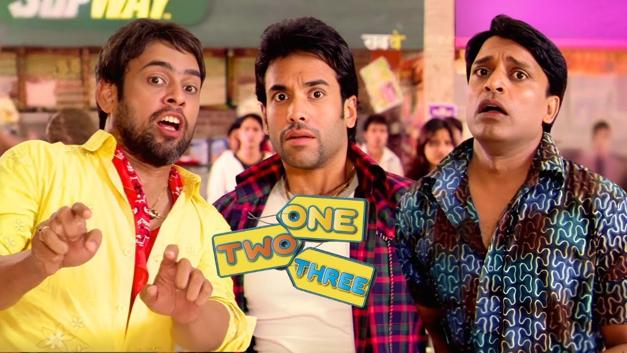 Laxmi Narayan मुंबई का डरपोक King😂 | One Two Three (2008) | Tushar Kapoor और Suniel Shetty की कॉमेडी