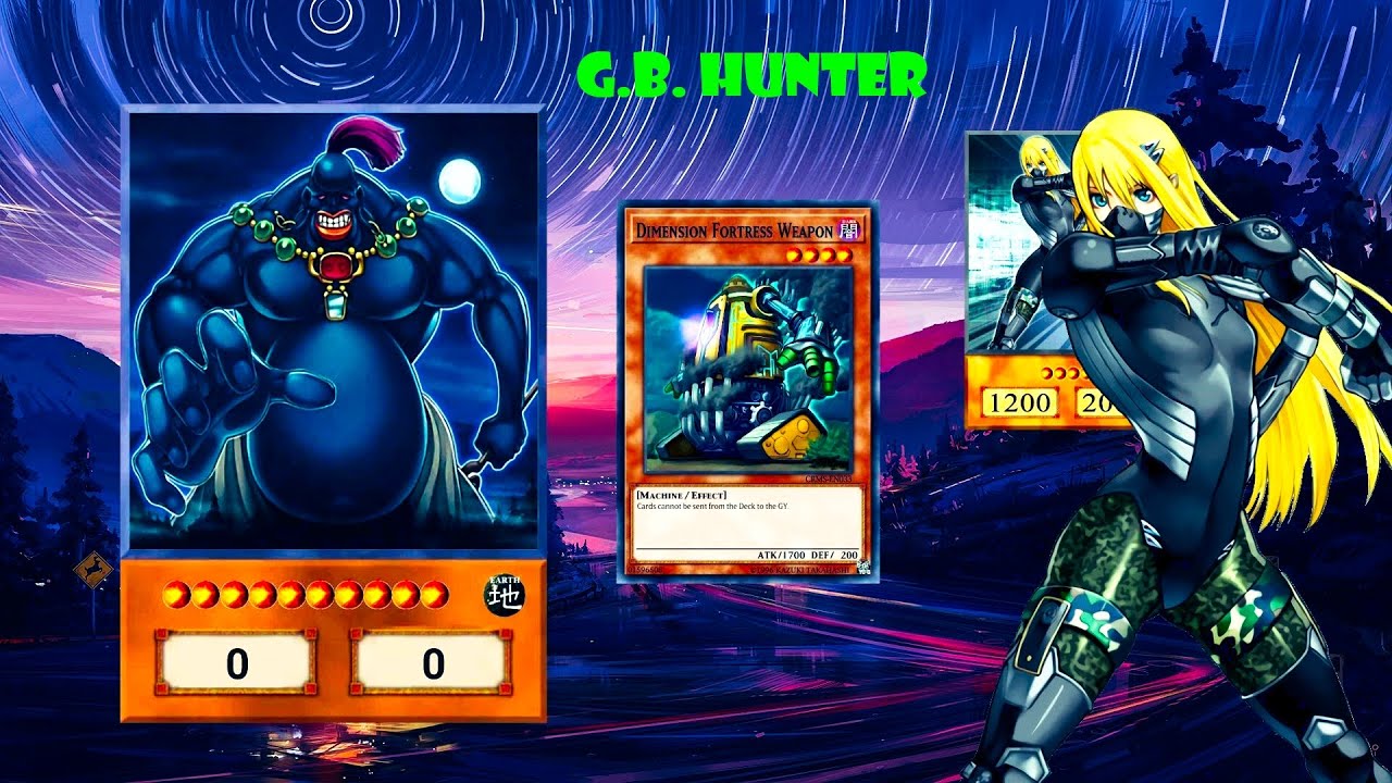 (YGOPRO)Zushin The Sleeping Giant,G.B. Hunter,DIMENSION FORTRESS WEAPON deck