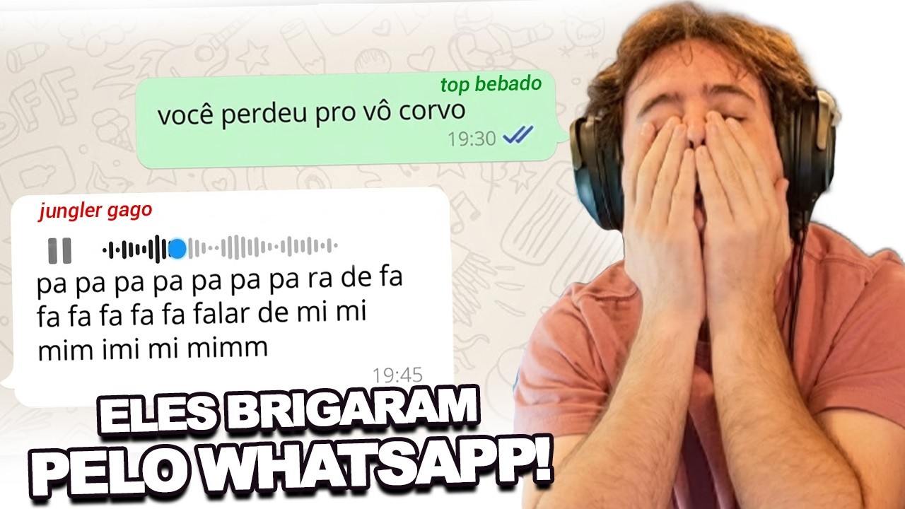 🚨 ELE EXPLANOU A BRIGA DOS BRONZES NO WHATSAPP!
