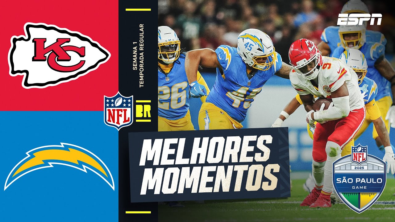 ESPN | Los Angeles Chargers vs Kansas City Chiefs | Melhores Momentos - SP GAME 2025