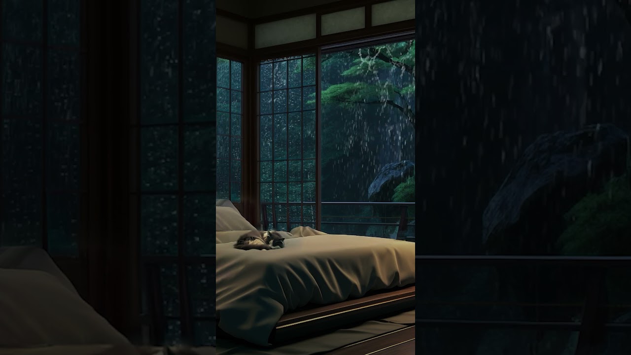 Rain to Slow Down | Calm Vibes ☔  #cozymusic #calmmind #rainoundforsleep