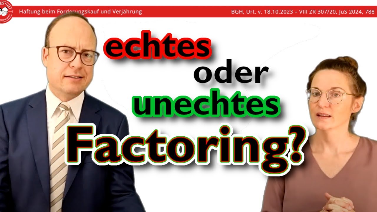 Haftung beim Forderungskauf und Verjährung