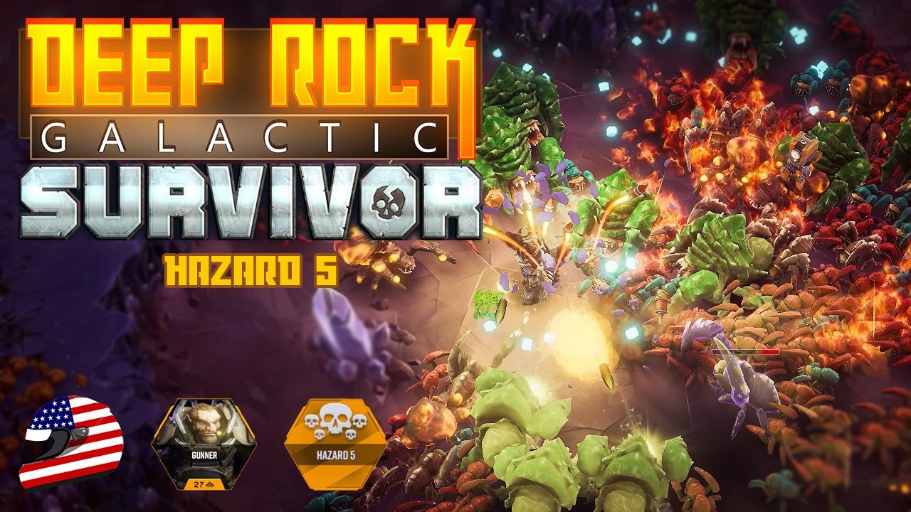 Deep Rock Galactic: Survivor - Hazard 5 Gunner Elimination @ Crystalline  Caverns