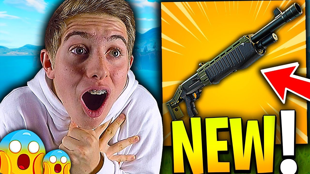 JE DÉCOUVRE LE NOUVEAU FUSIL À POMPE SPÉCIALISÉ SUR FORTNITE BATTLE ROYALE !!!