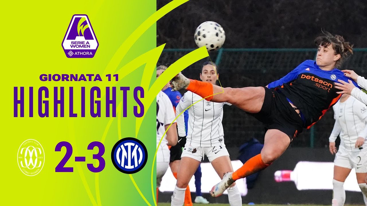 Como W.-Inter 2-3 | Polli in semi rovesciata regala la vittoria alle nerazzurre | #SerieAWomenAthora