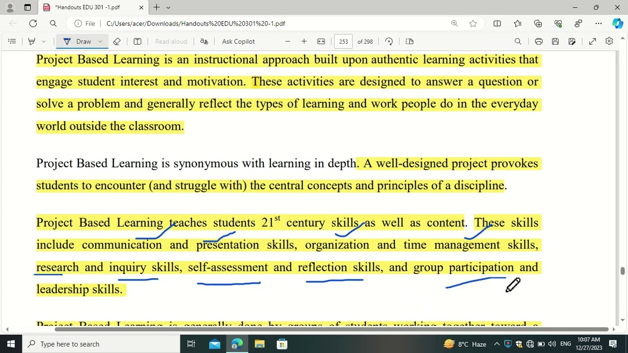 EDU 301 lecture 38 v important regarding to final term