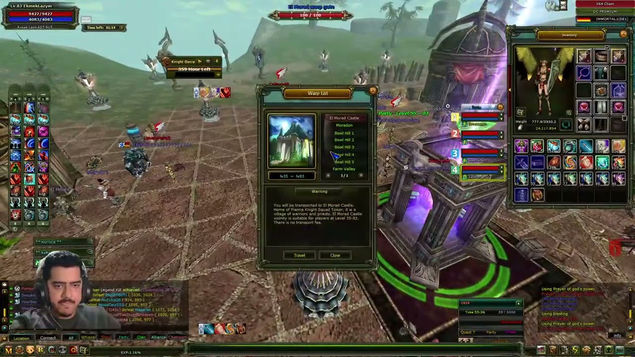 Copy of KO4FUN LIVE STREAM | MOB CR /PK - FARM |NAMESIS BETA# #ko4fun #gameplay