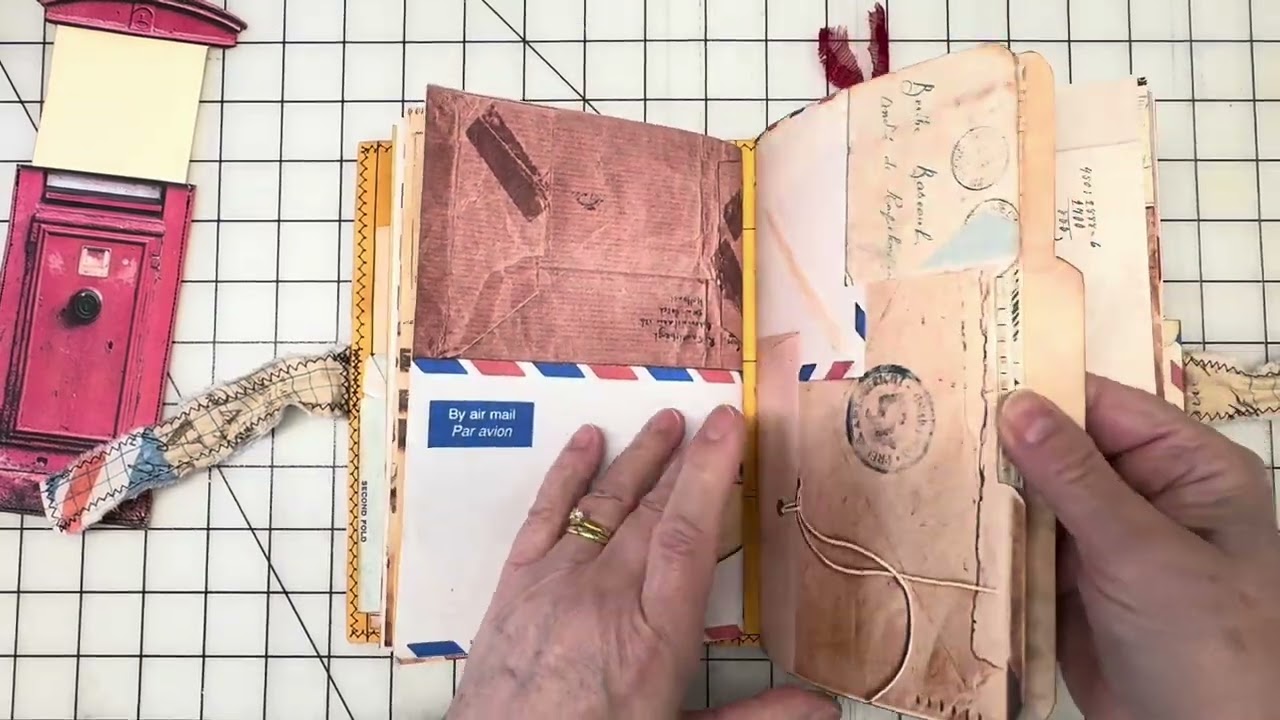Snail Mail Journal made with kit from @nonstoppapercrafts 