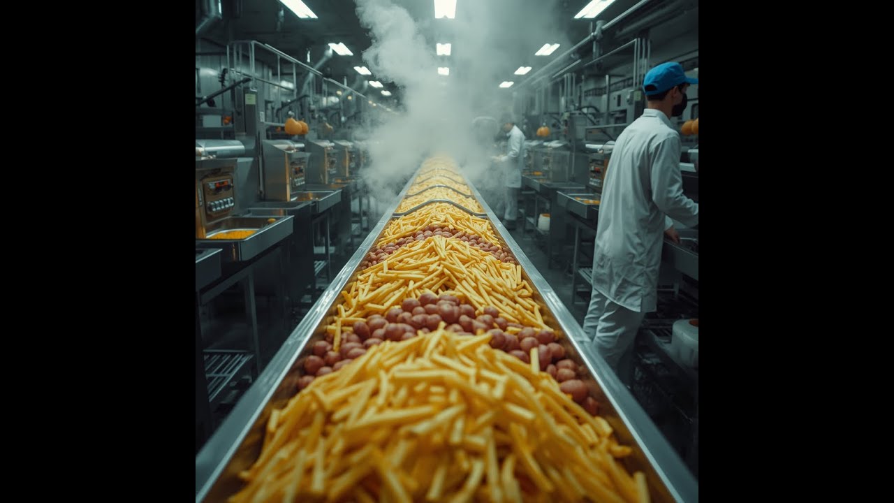 Inside the Frozen French Fries Factory – From Potato to Perfect Fries (Full Process)