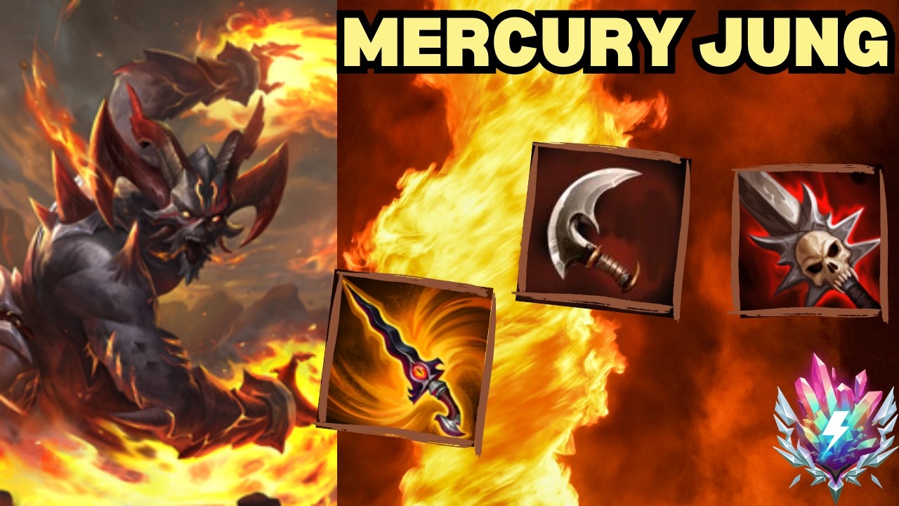 MERCURY DOES SO MUCH DAMAGE!! - Mercury Jungle Deity Smite 2 Gameplay!!
