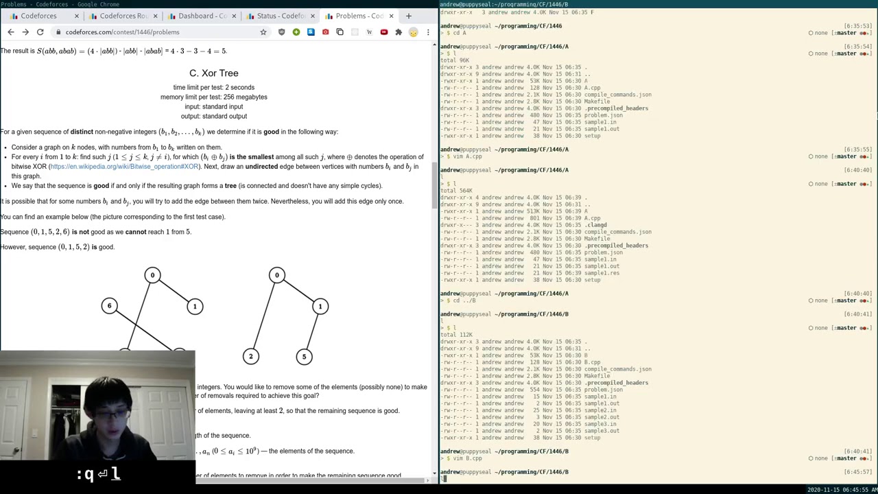 Codeforces Round 683 Screencast (2nd Place)