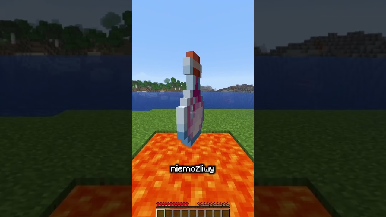 TRUJĄCA BOMBA w Minecrafcie BEZ MOD&Oacute;W !  #minecraft  #minecraftshorts #shorts