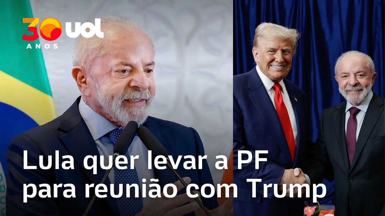 Lula quer levar PF a Trump para combater crime organizado na Am&eacute;rica Latina; v&iacute;deo