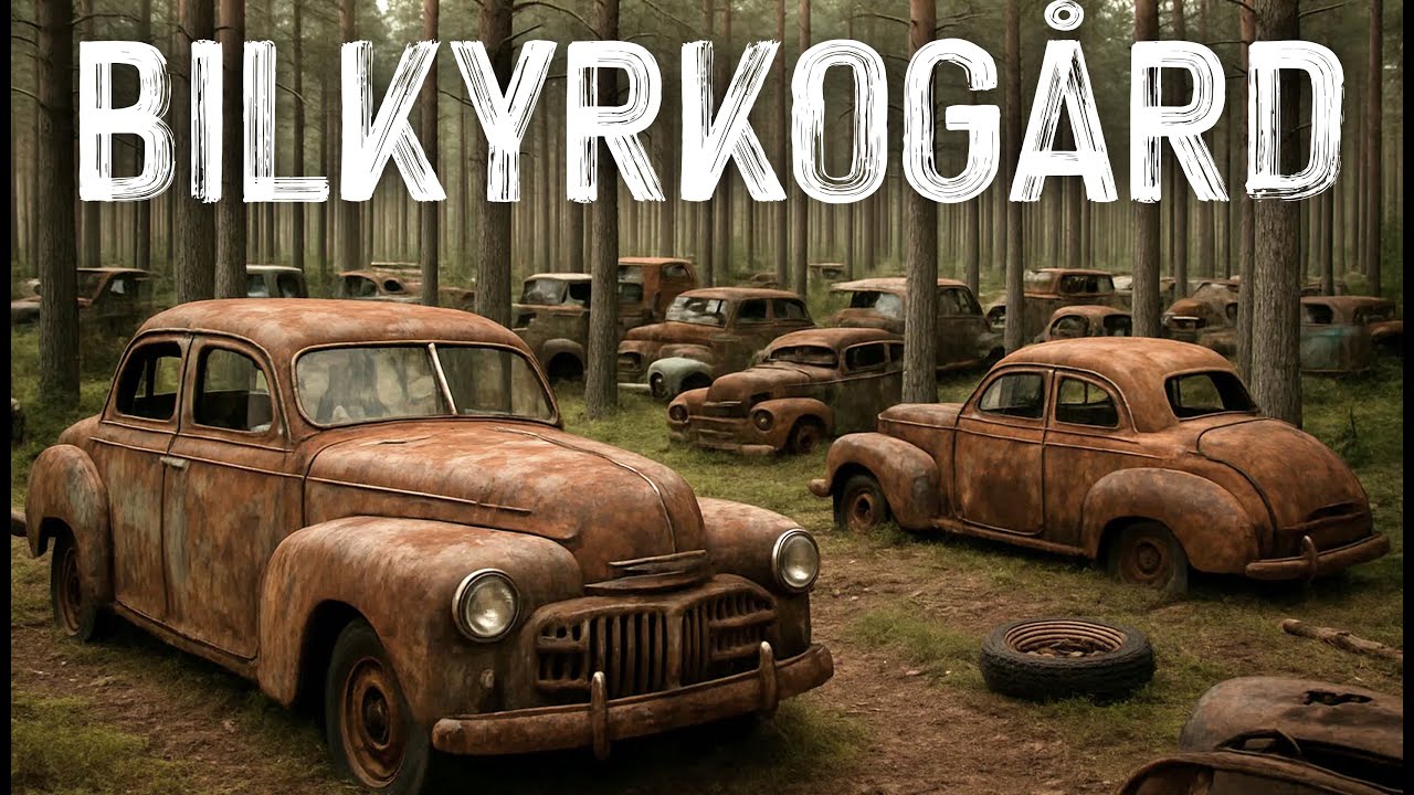 Bilkyrkogård mitt i skogen | Husbilsäventyr i Småland