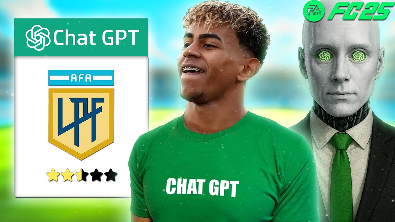 🤖​ CHAT GPT reconstruye al PEOR EQUIPO argentino! FC25