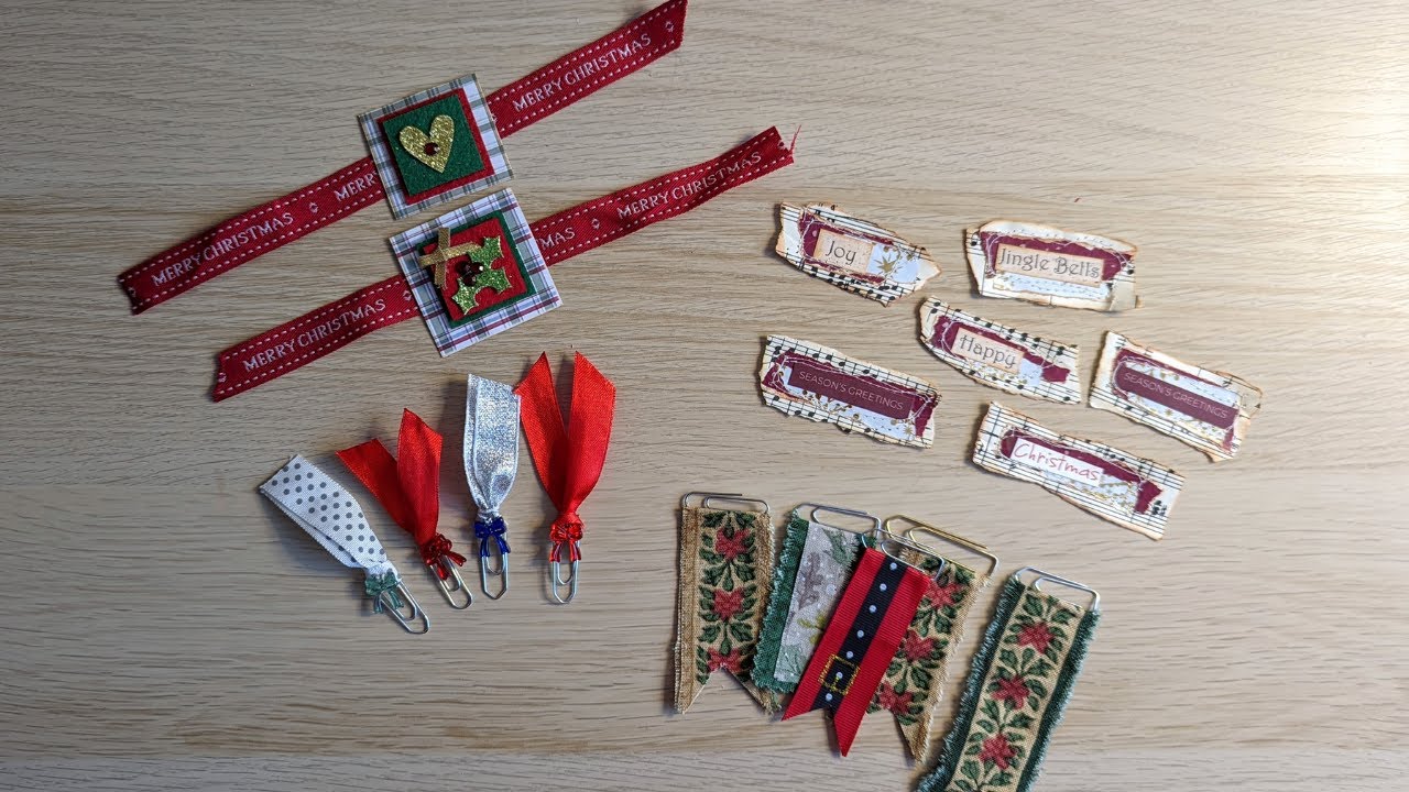 Quick & Easy Embellishments For Your Journals ~ Christmas Junk Journal ~ Junk Journal Embellishments