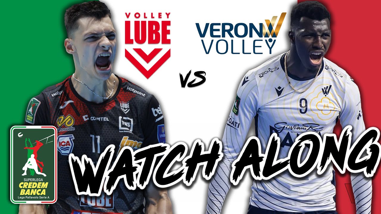 🇮🇹 Lube Civitanova vs. Verona | WATCH ALONG | 25/26 🇮🇹 LegaVolley