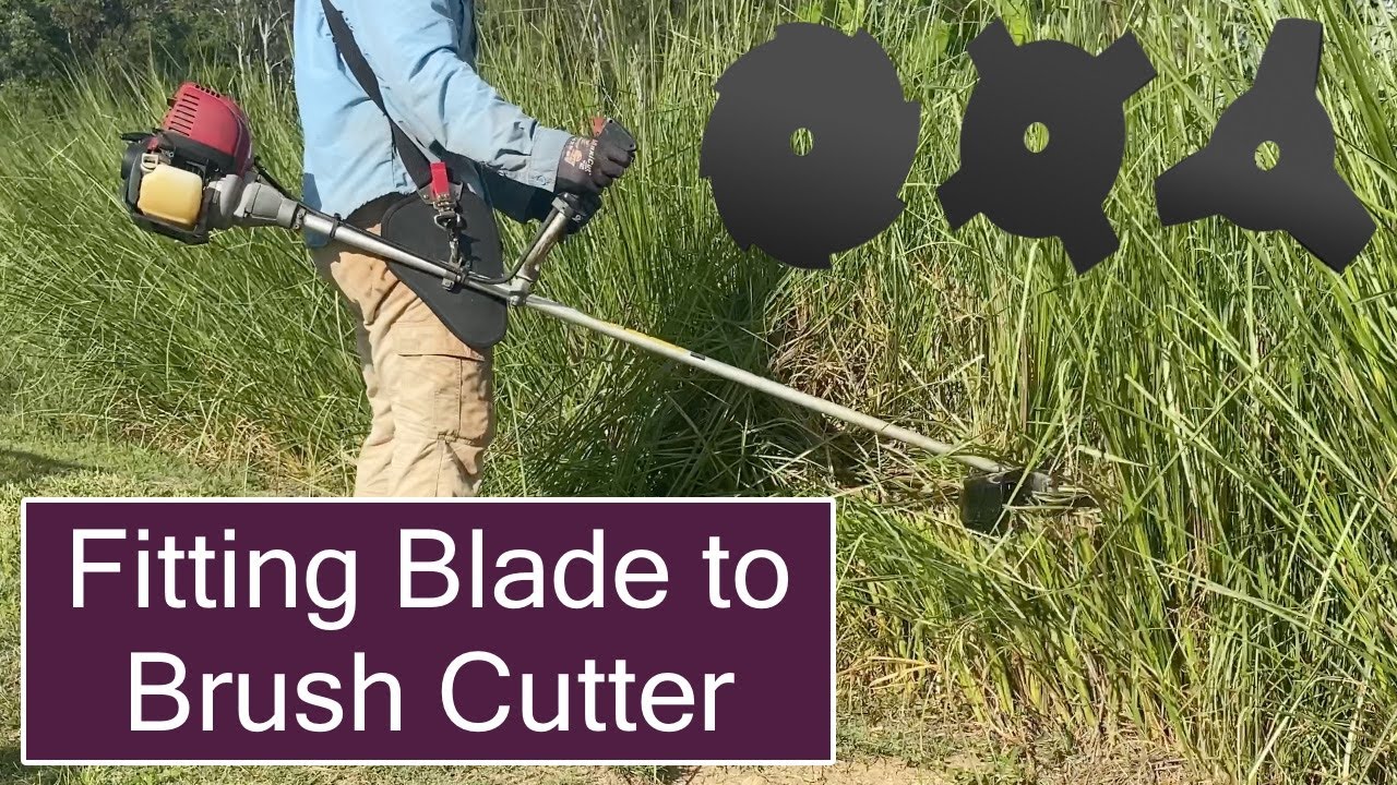 Fitting a Blade to a Honda String Trimmer
