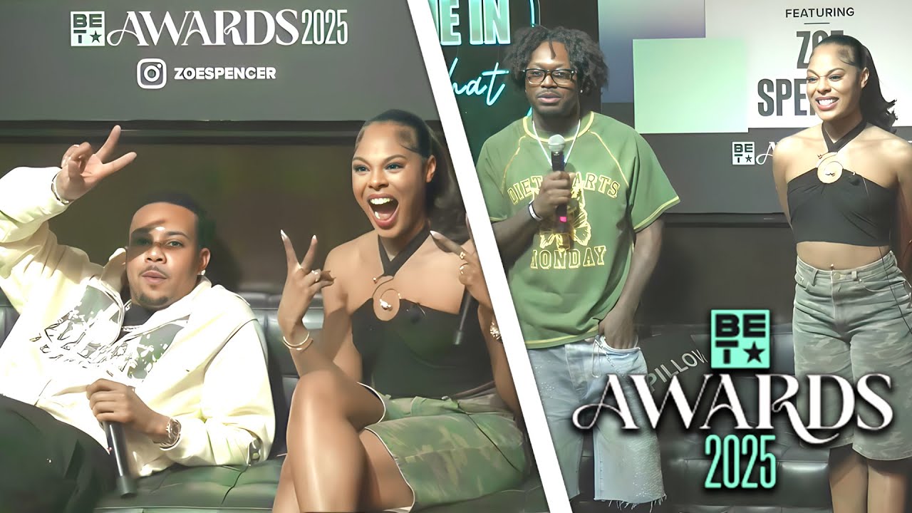 Zoe Spencer Hosts Celebrity Interviews At BET AWARDS 2025! (ft G Herbo, Funny Marco, 41 & More!)