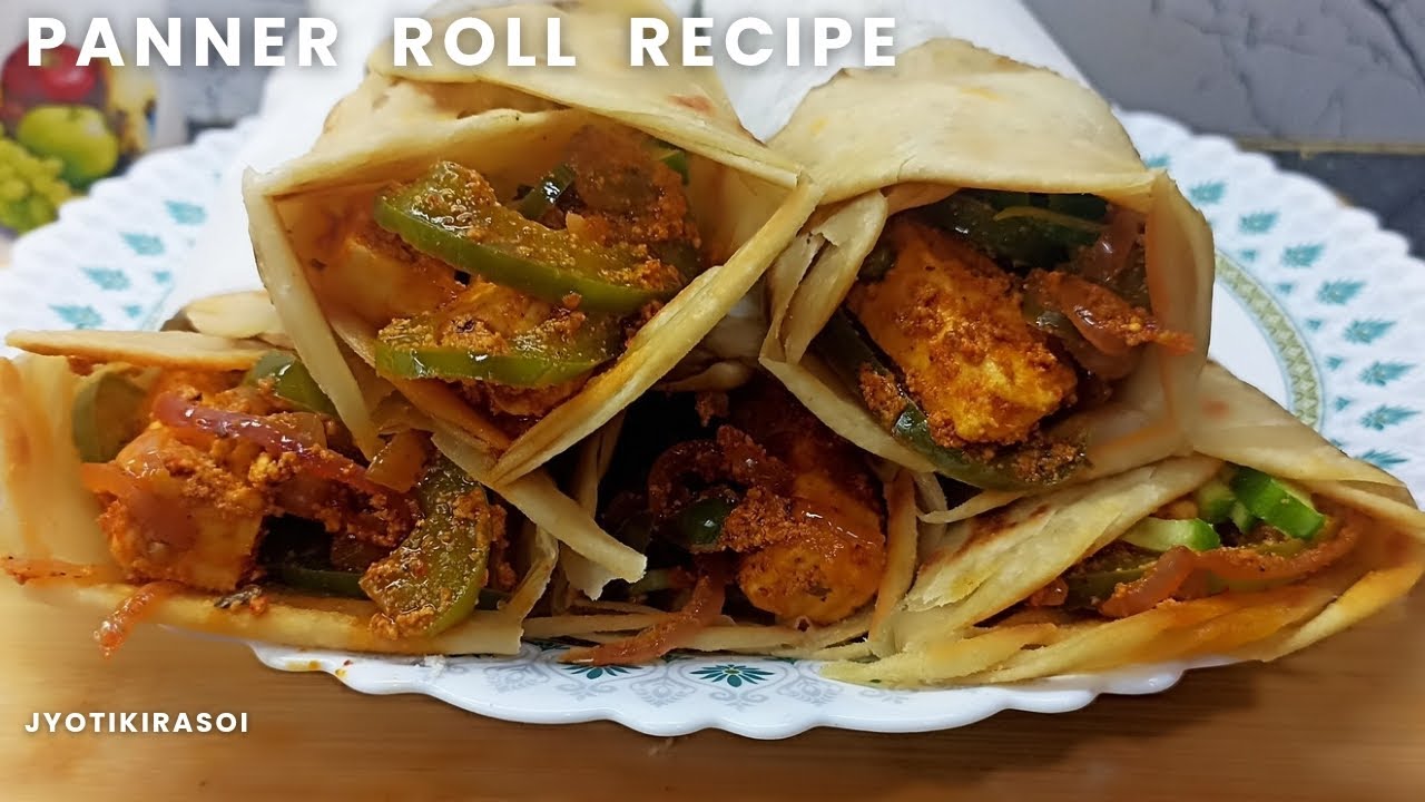 Super Tasty and Yummy Paneer Roll Recipe / Lunch Box Recipe/Easy and Quick Recipe/jyotikirasoi
