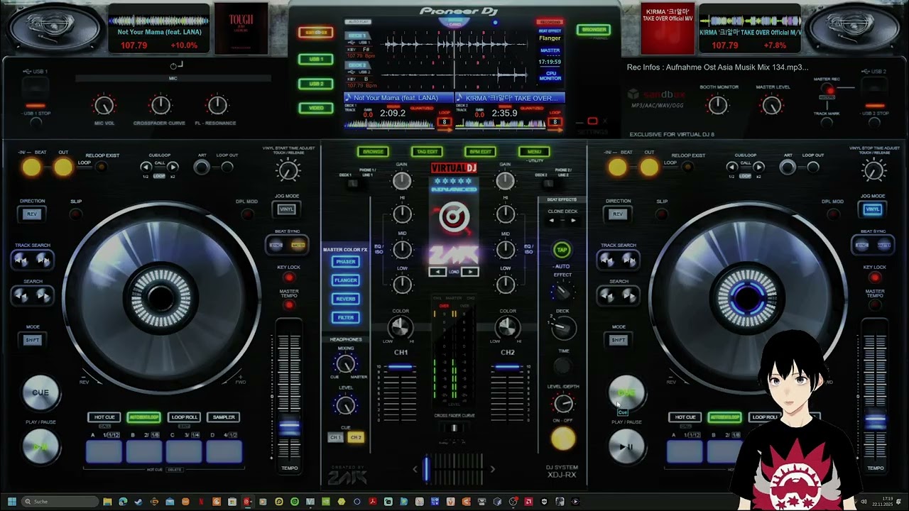 VTuber Virtual Dj Ost Asia Musik Mix 138
