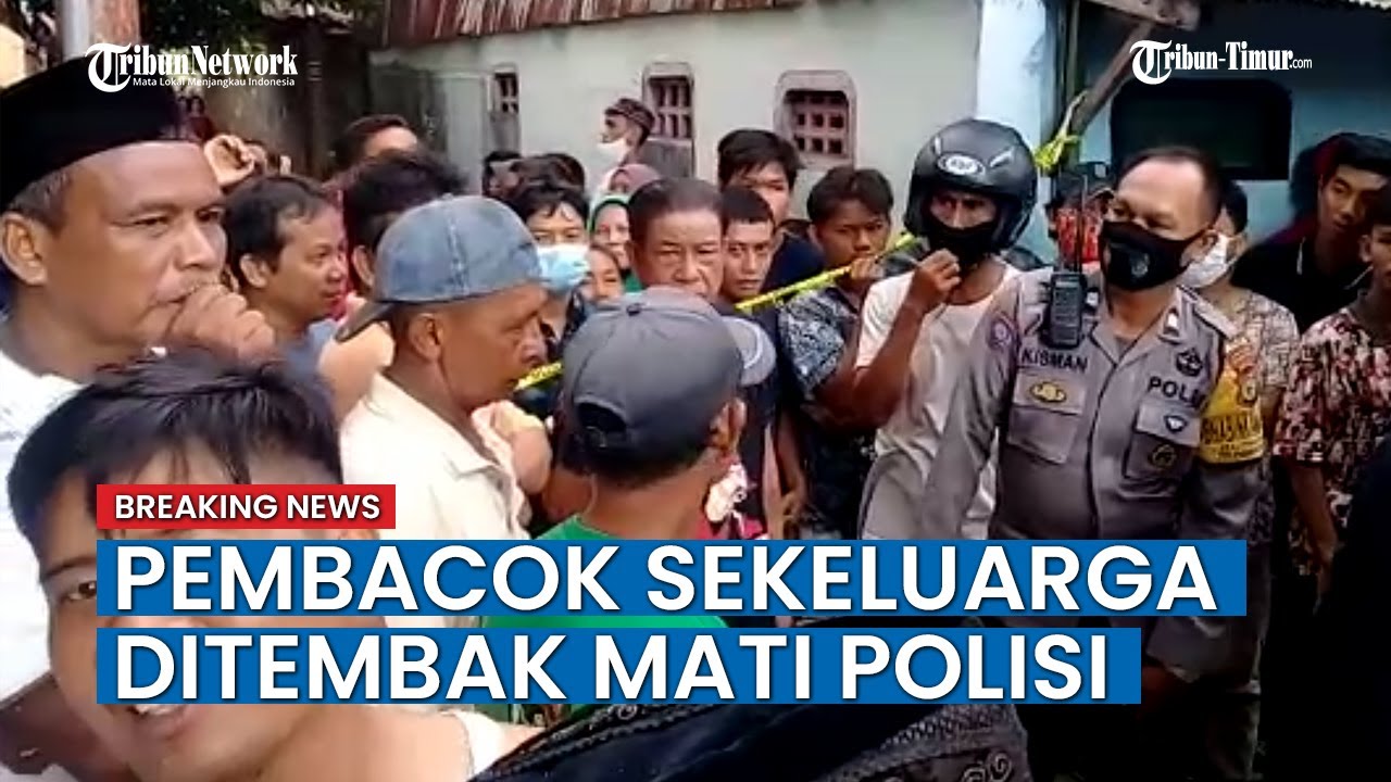 Pelaku Pembacok Istri dan Mertua di Makassar Ditembak Mati Polisi