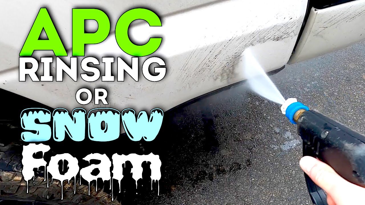 APC Rinsing / Pre-Washing Methods #detailingtips #detailtraining