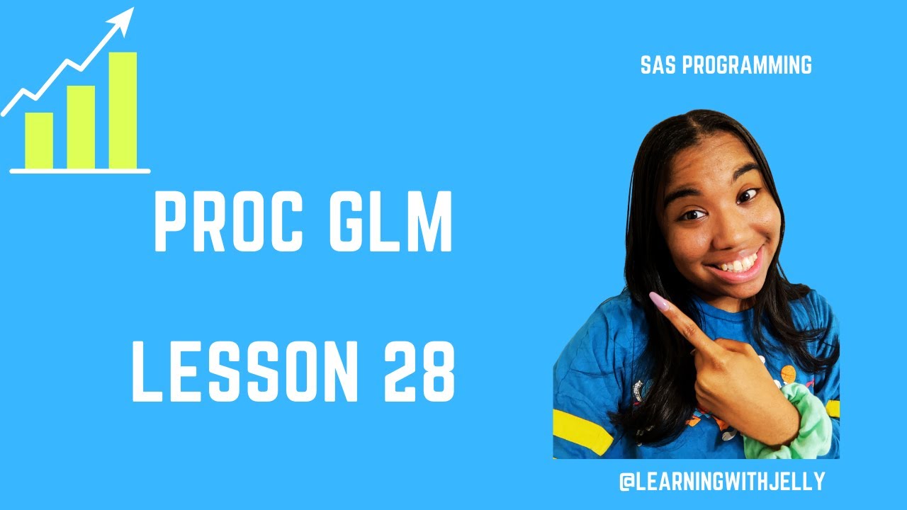 PROC GLM vs PROC REG and PROC ANOVA:  SAS for Beginners (Lesson 28)