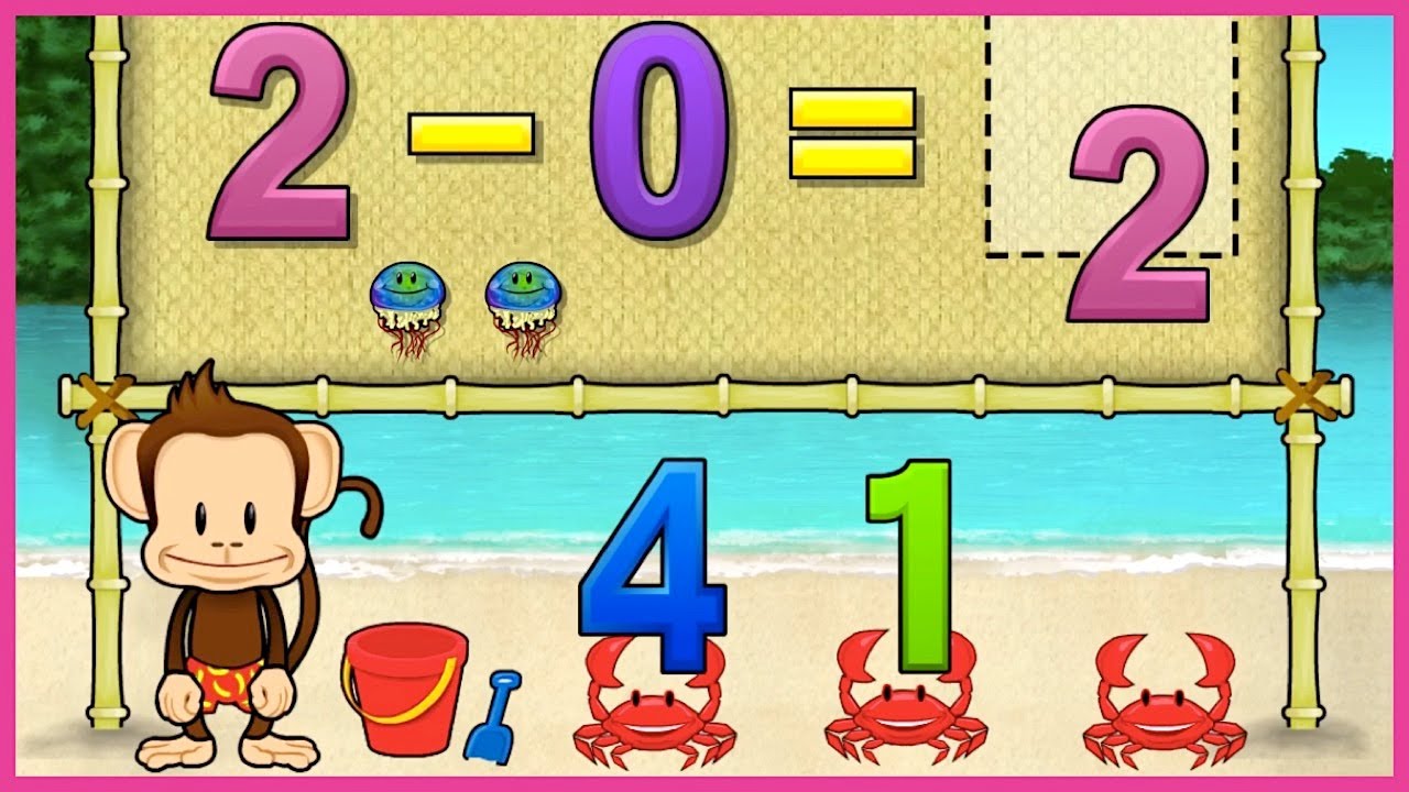 Monkey Preschool Maths Gameplay for Kids | Learn, Draw, Add, Subtract, Count Numbers