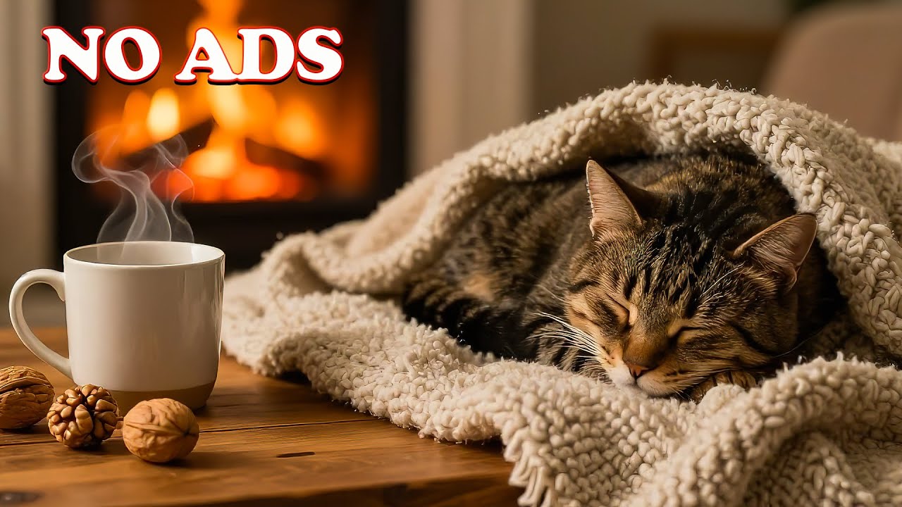 Музыка для снятия тревоги разлуки с кошками 🐈 Расслабляющие звуки для глубокого сна, лечения бессон