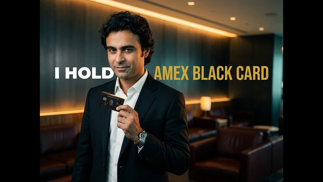 ONLY 200 PEOPLE IN INDIA HAVE THIS CARD | THE AMEX CENTURION BLACK CARD