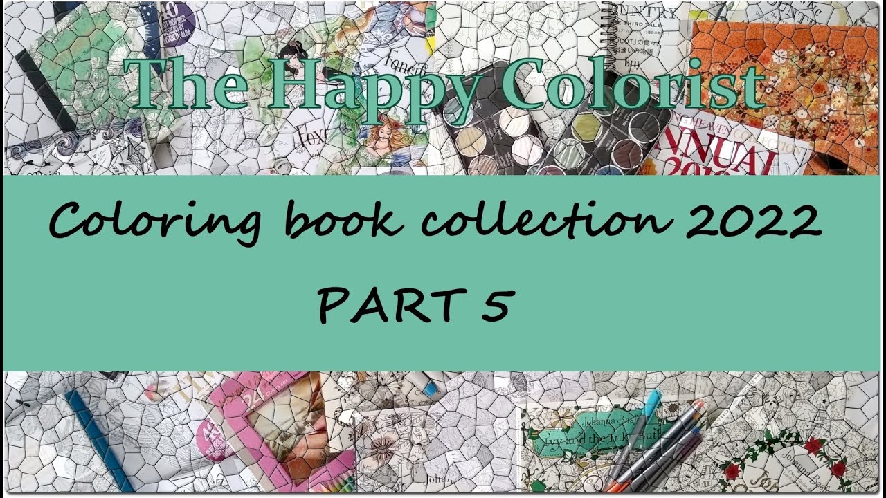All my colouring books - Part 5 - Japanese, Korean, Chinese coloring books