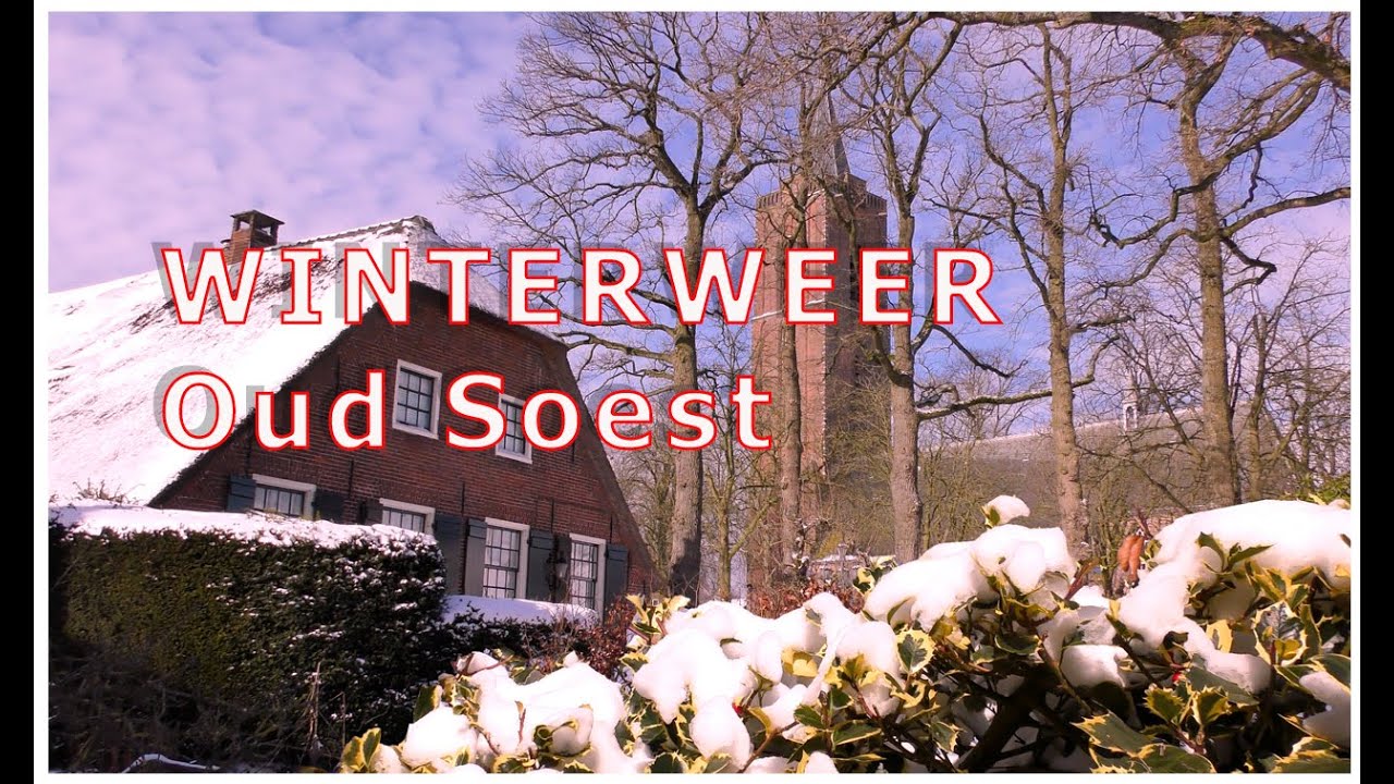 Winterse beelden van de oude kern van Soest