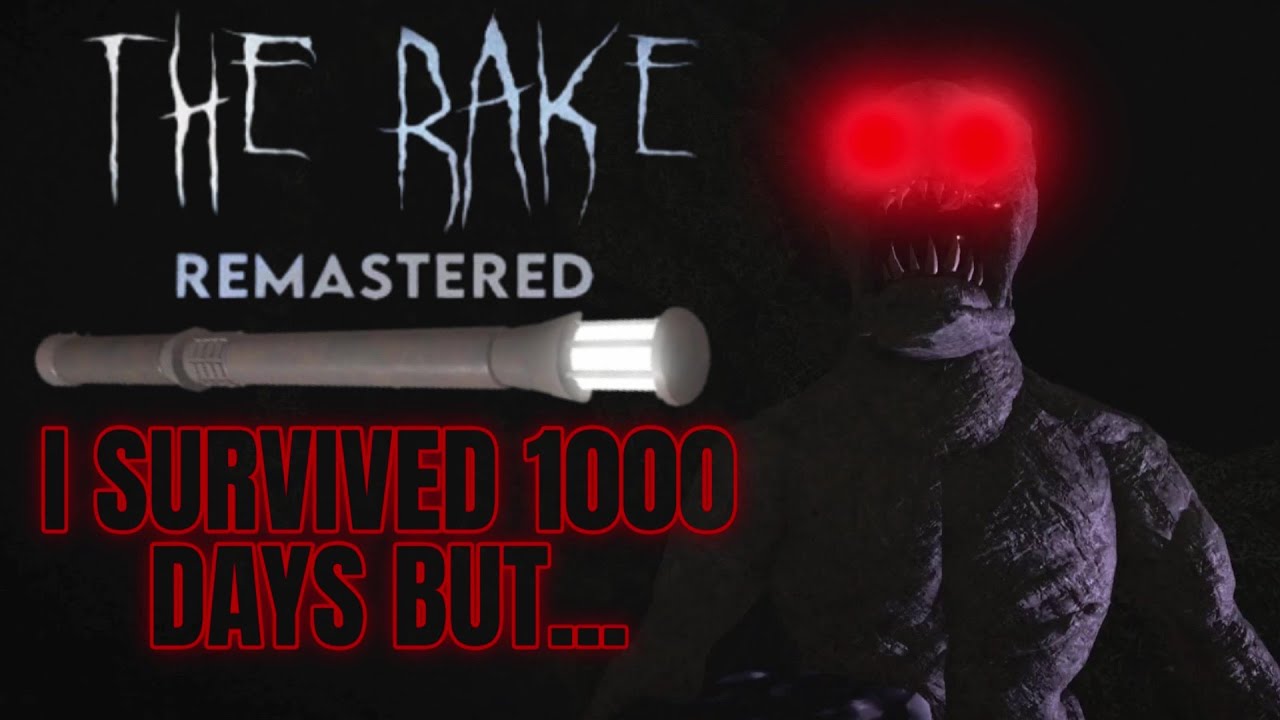 I SURVIVED 1000 DAYS in The Rake Remastered | Roblox