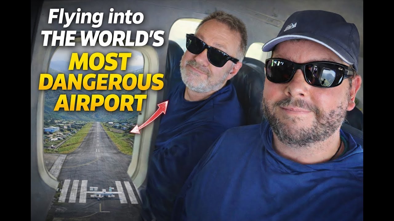 Flying into the worlds most dangerous airport to start our Everest Base Camp Trek