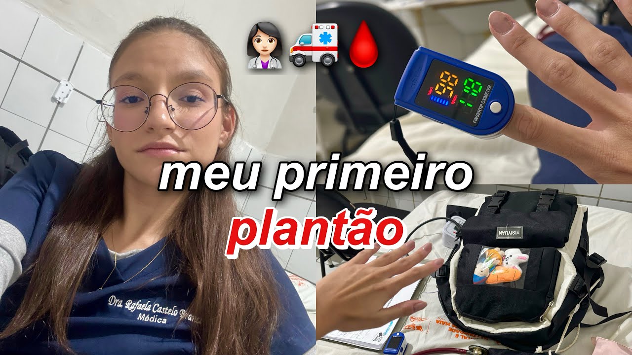 COMO FOI MEU 1° PLANTÃO COMO MÉDICA RECÉM-FORMADA 👩🏻‍⚕️❤️🚑