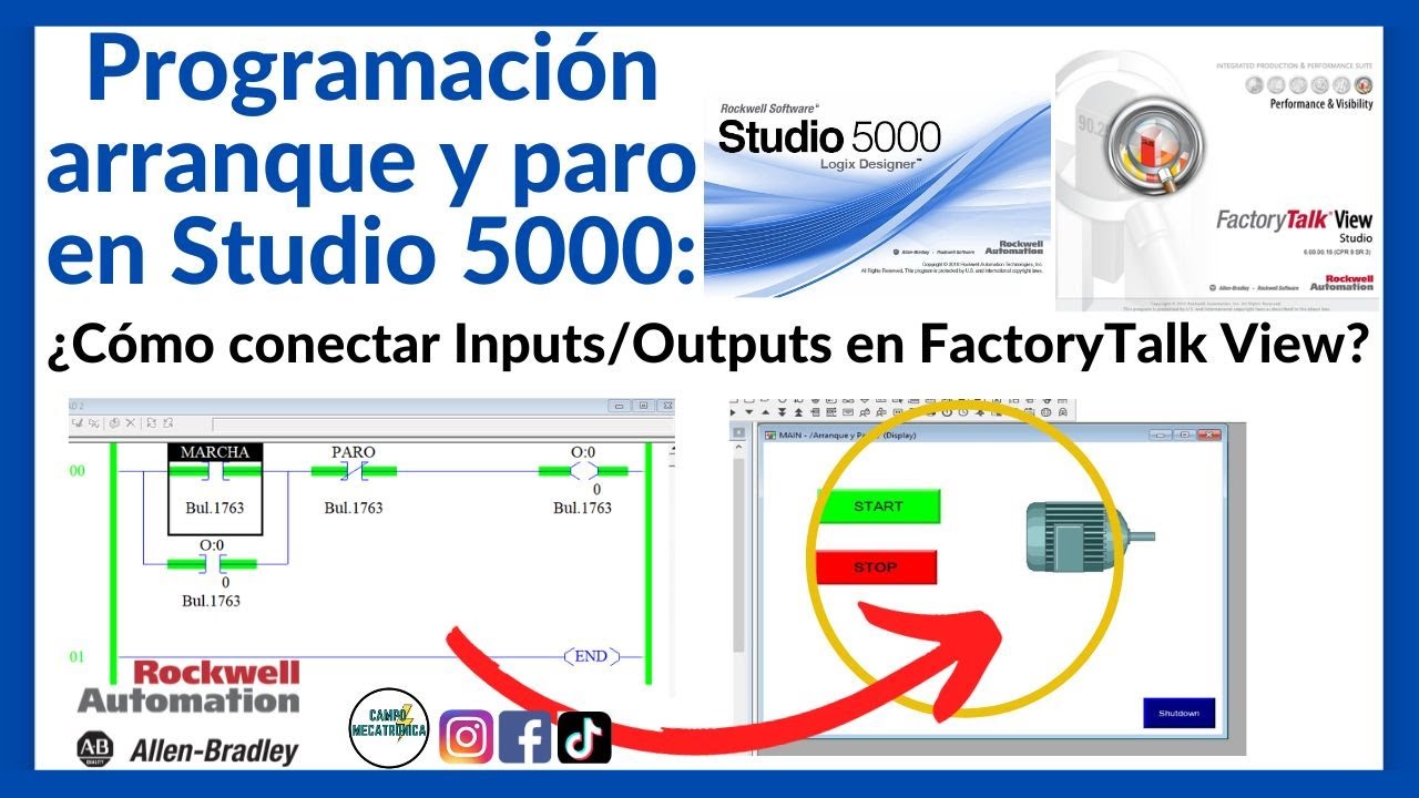 Allen Bradley 2023 | Sincronización de variables en Software Studio 5000 y FactoryTalk View 💥👨‍💻👷‍♀️