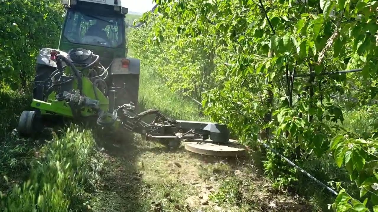 DESBROZADORA CON DISCO ESPECIAL PARA DESHERBAJE ENTRE MANGUERAS DE RIEGO POR GOTEO · DISK PLUS