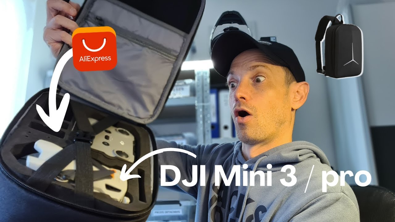 Test du Sac de Transport Dji mini 3 et 3 pro Aliexpress + Unboxing Amazon