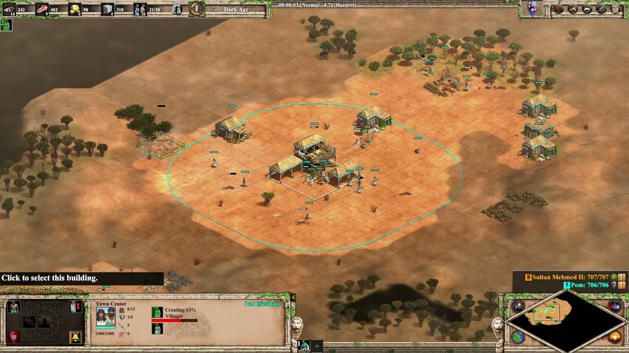 💽🏕️ #1711 age of empires 2 - trying to beat a Hardest SUCCESS